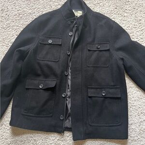 American Rag Black Military Field Jacket